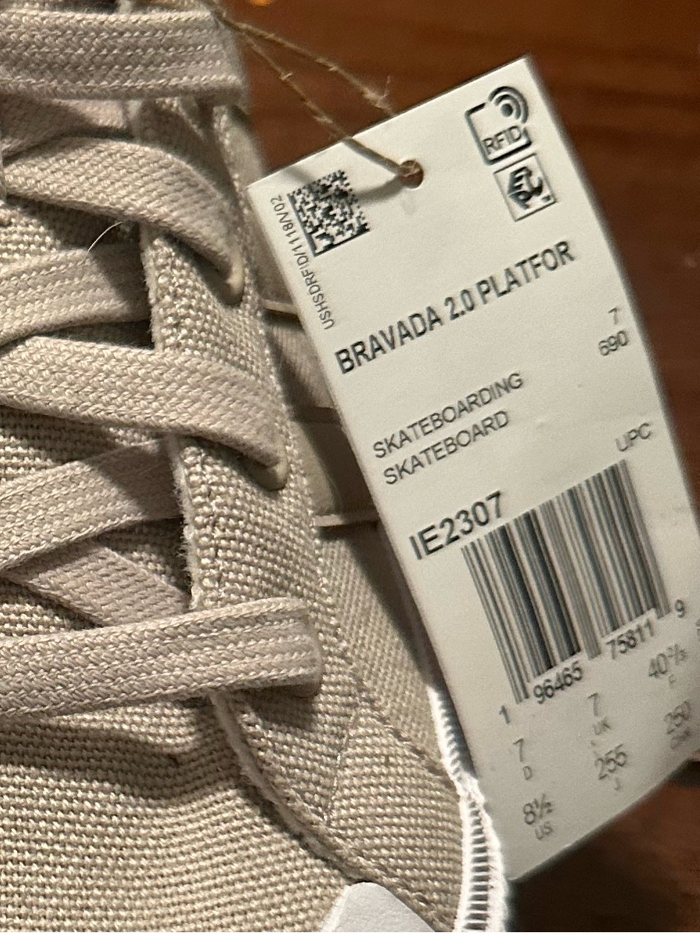 adidas Bravada 2.0 Sneakers in Beige and White